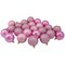 Northlight 60ct Bubblegum Pink Shatterproof 4-Finish Christmas Ball Ornaments 2.5" (60mm)